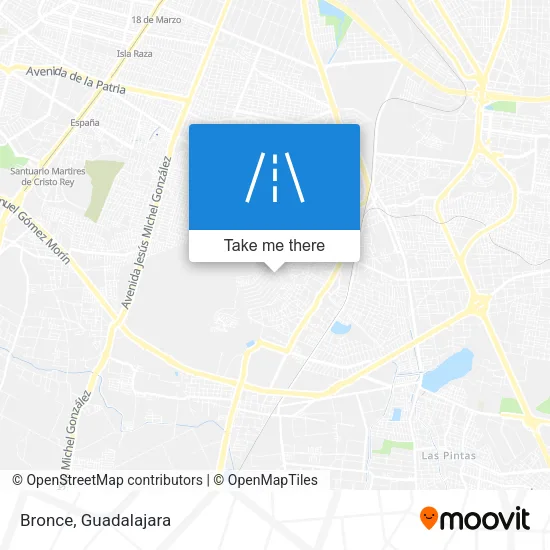 Bronce map
