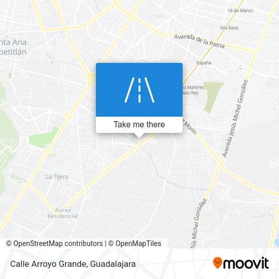 Calle Arroyo Grande map