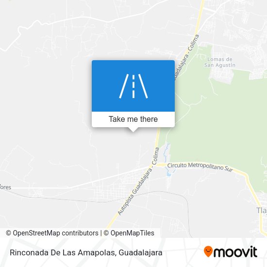 Rinconada De Las Amapolas map