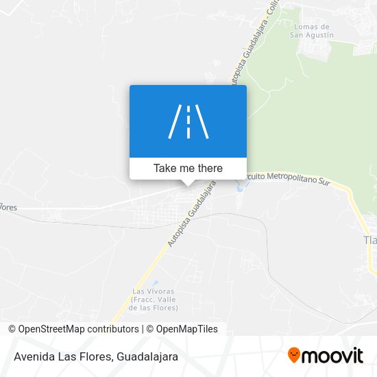 Mapa de Avenida Las Flores