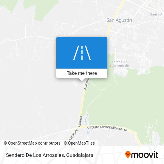Sendero De Los Arrozales map