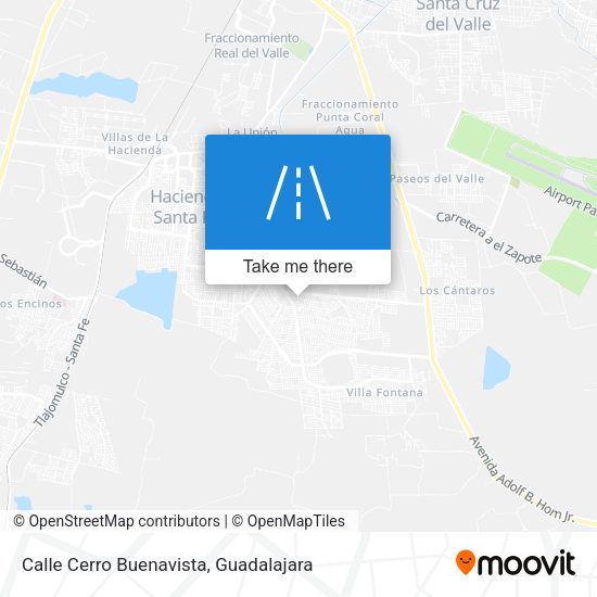 Calle Cerro Buenavista map