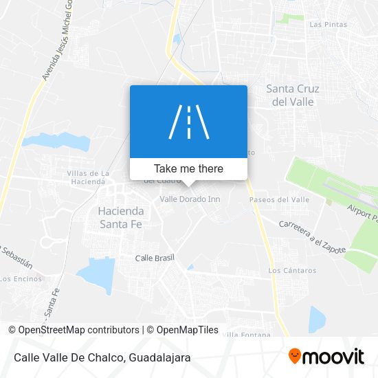 Calle Valle De Chalco map