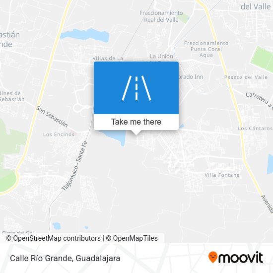 Calle Río Grande map