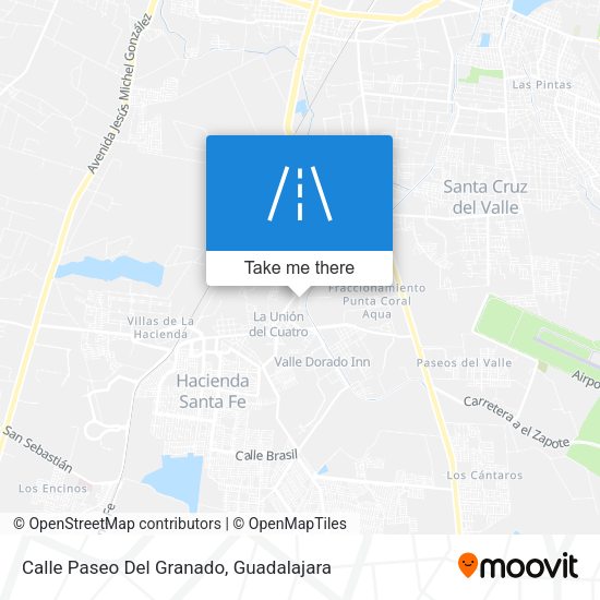 Calle Paseo Del Granado map