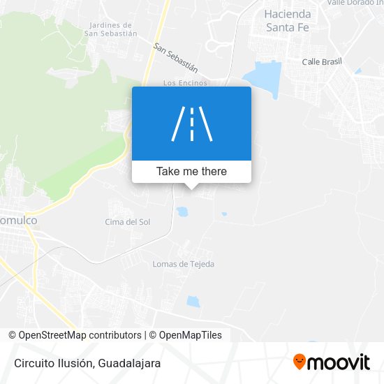 Circuito Ilusión map