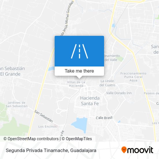 Mapa de Segunda Privada Tinamache