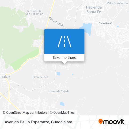 Avenida De La Esperanza map
