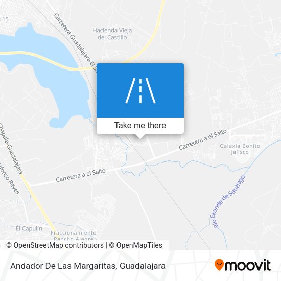 Mapa de Andador De Las Margaritas