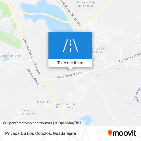 Privada De Los Cerezos map