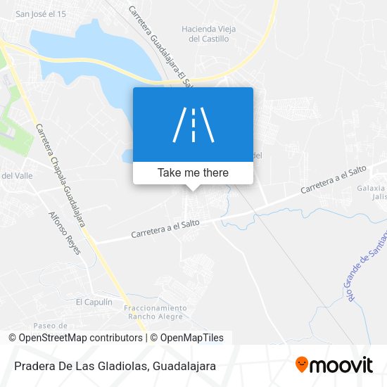 Pradera De Las Gladiolas map