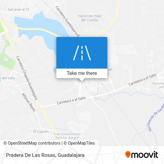 Pradera De Las Rosas map