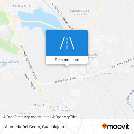 Alameda Del Cedro map