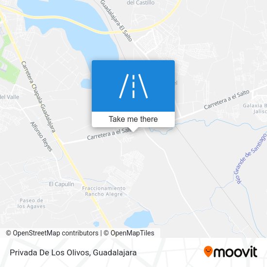 Mapa de Privada De Los Olivos