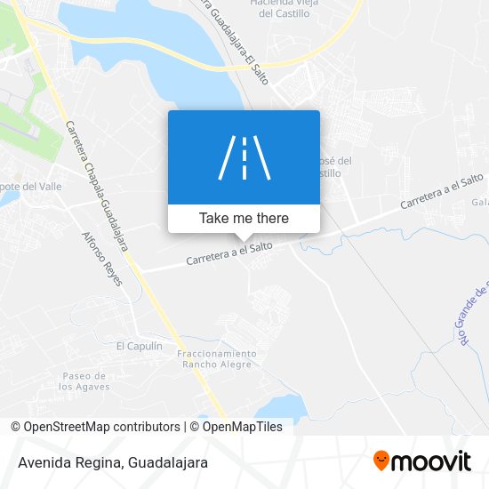 Mapa de Avenida Regina