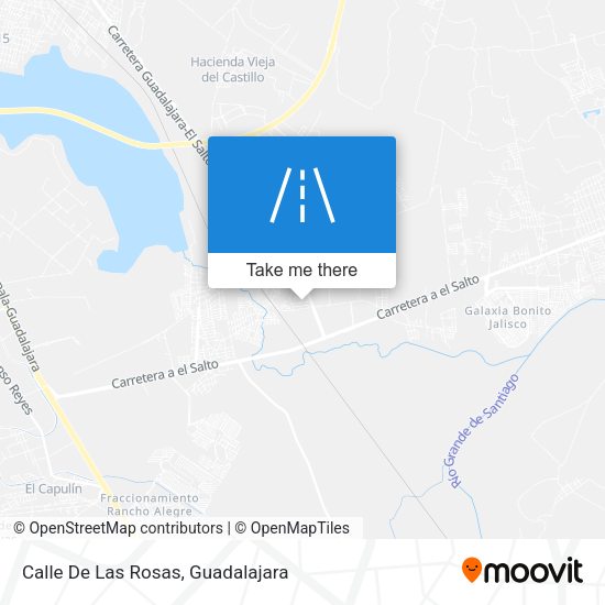 Mapa de Calle De Las Rosas