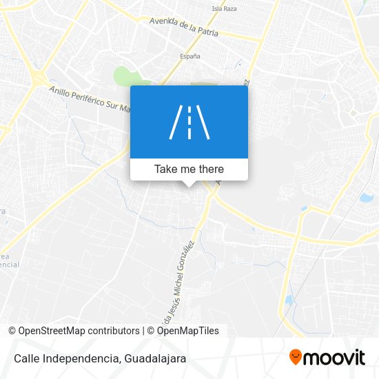 Calle Independencia map