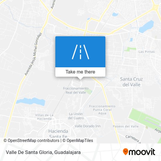 Valle De Santa Gloria map