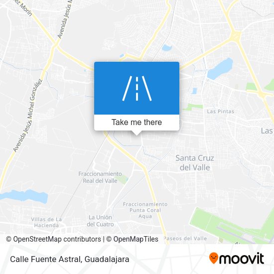 Calle Fuente Astral map