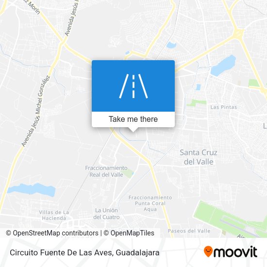 Circuito Fuente De Las Aves map