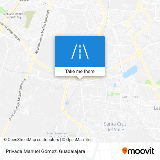 Privada Manuel Gómez map
