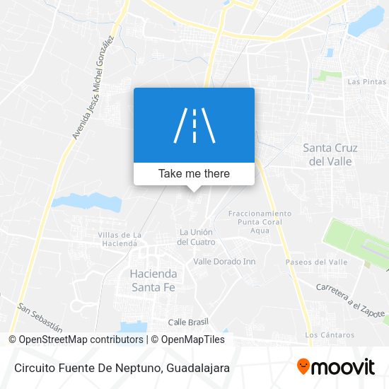 Circuito Fuente De Neptuno map