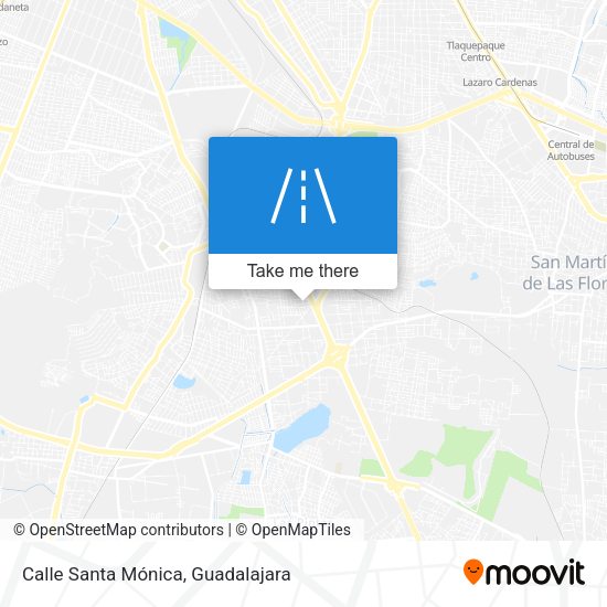 Calle Santa Mónica map