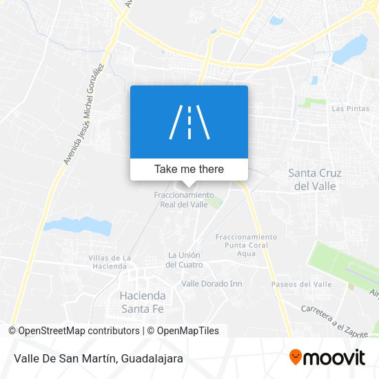 Valle De San Martín map