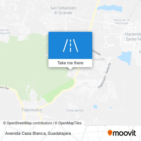 Mapa de Avenida Casa Blanca