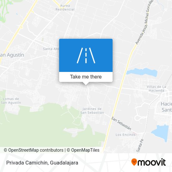 Privada Camichín map