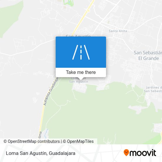 Mapa de Loma San Agustín