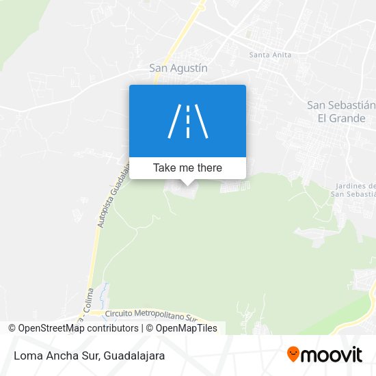 Loma Ancha Sur map
