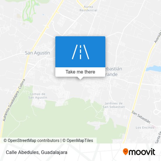 Mapa de Calle Abedules