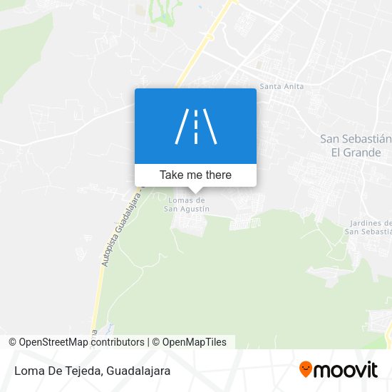 Loma De Tejeda map