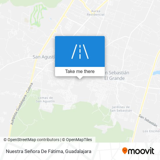 Nuestra Señora De Fátima map