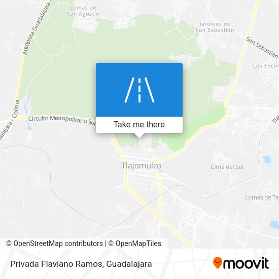 Privada Flaviano Ramos map