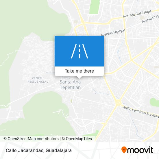 Mapa de Calle Jacarandas