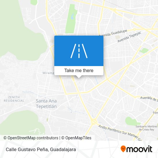 Calle Gustavo Peña map