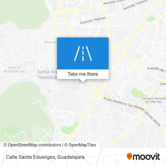 Mapa de Calle Santa Eduwiges