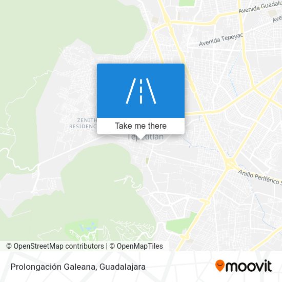 Mapa de Prolongación Galeana
