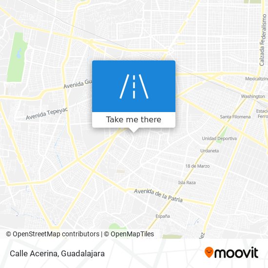 Mapa de Calle Acerina