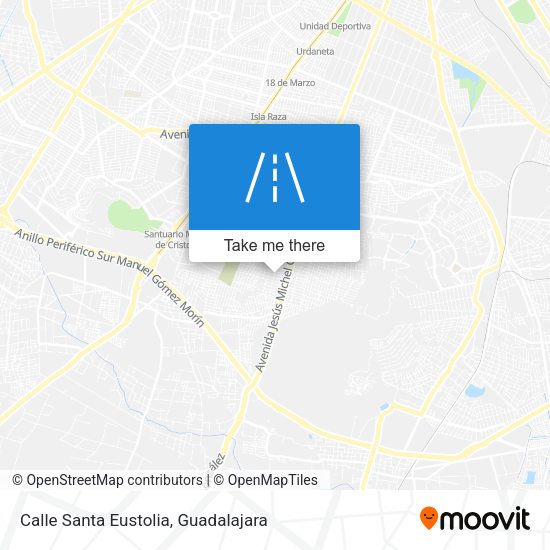 Calle Santa Eustolia map
