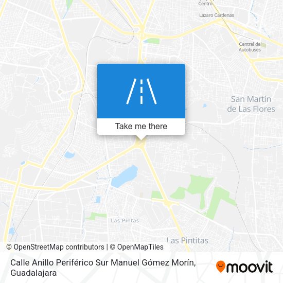 Calle Anillo Periférico Sur Manuel Gómez Morín map