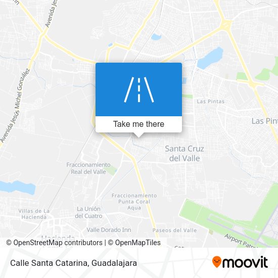 Mapa de Calle Santa Catarina