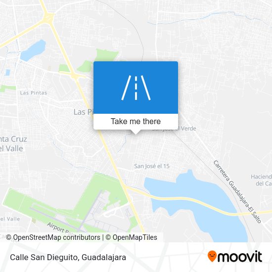 Calle San Dieguito map