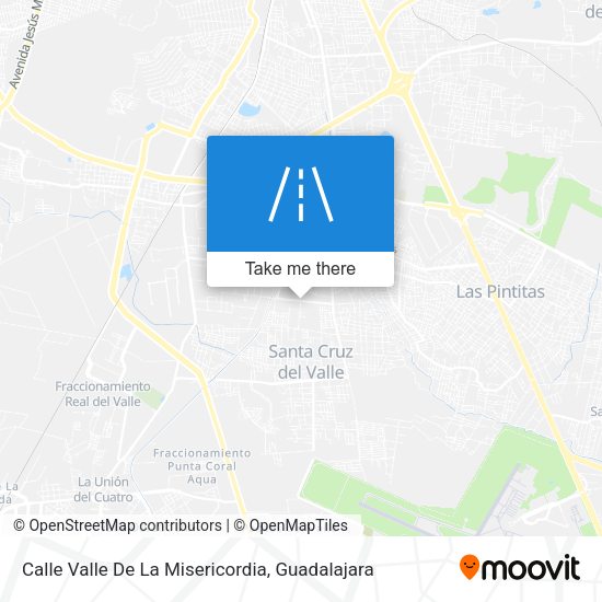 Mapa de Calle Valle De La Misericordia