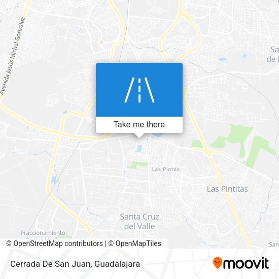 Mapa de Cerrada De San Juan