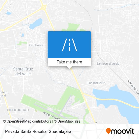 Privada Santa Rosalía map