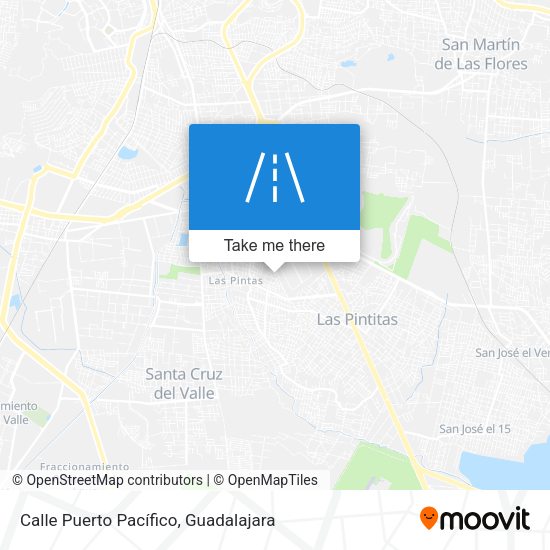 Calle Puerto Pacífico map