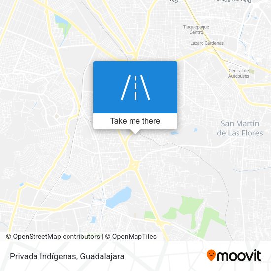 Mapa de Privada Indígenas